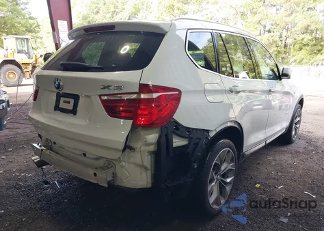 2015 BMW X3 xDrive28I from USA, damaged, VIN 5UXWX9C53F0D46779
